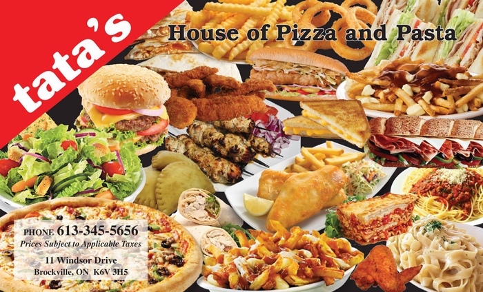 Home - Tata's House of Pizza & Pasta Brockville